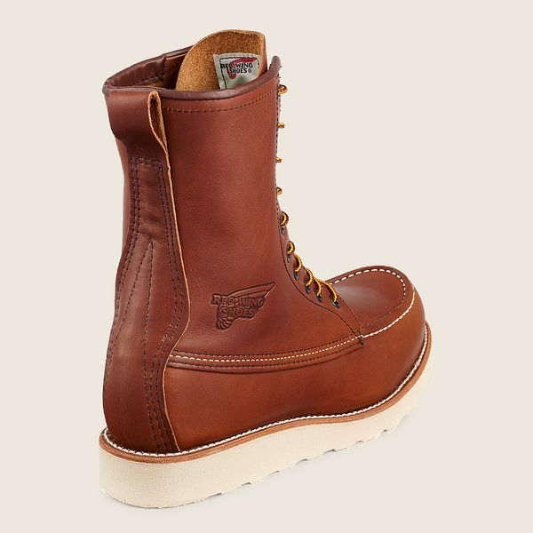 レッド ウィング(Red Wing) Traction Tred - 8インチのソフトトゥ ブーツ メンズ ブラウン JP63458